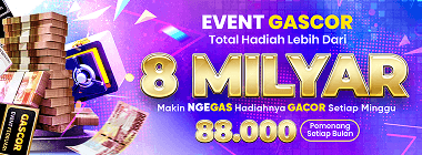 Event Gascor — total hadiah lebih dari 8 milyar, pemenang setiap bulan